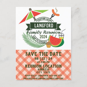 Carte Postale Conception de réunion familiale