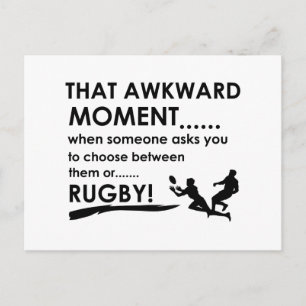 Carte Postale Conception de Rugby cool
