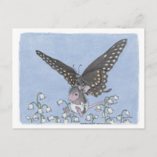 Carte Postale Conception de souris maison®