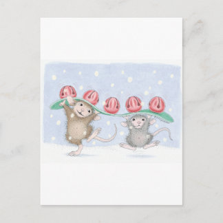 Carte Postale Conception de souris maison®