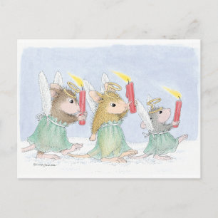 Carte Postale Conception de souris maison®