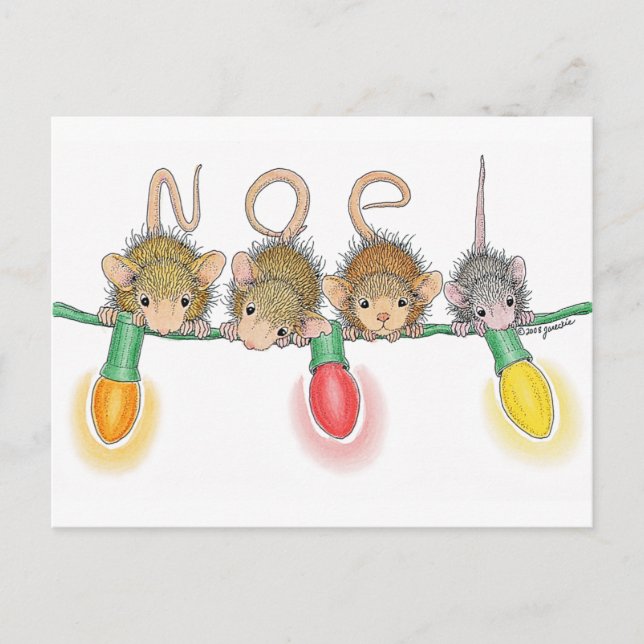 Carte Postale Conception de souris maison® (Devant)