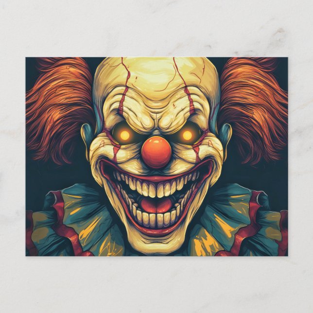Carte Postale Conception d'illustrations clownesques de Sideshow (Devant)