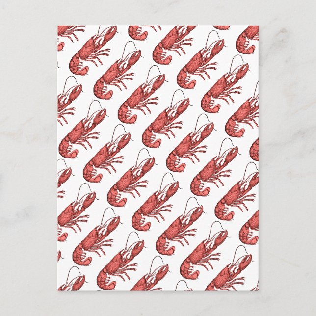 Carte Postale Conception d'image Red Lobster (Devant)