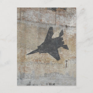 Carte Postale Conception du avion de combat