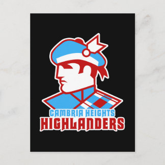 Carte Postale Conception du logo Cambria Heights Highlander