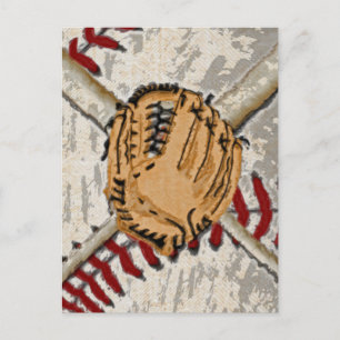Carte Postale Conception impressionniste du baseball