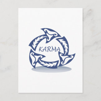 Carte Postale Conception karma
