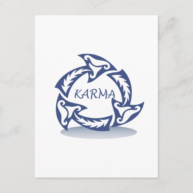 Carte Postale Conception karma (Devant)