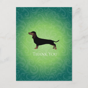 Carte Postale Conception Merci Dachshund