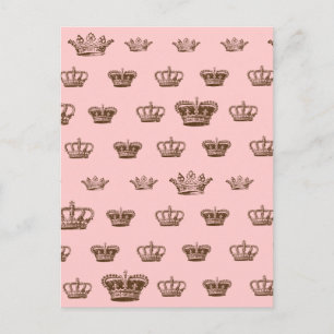 Carte Postale Conception multi-couronne - choisissez la couleur