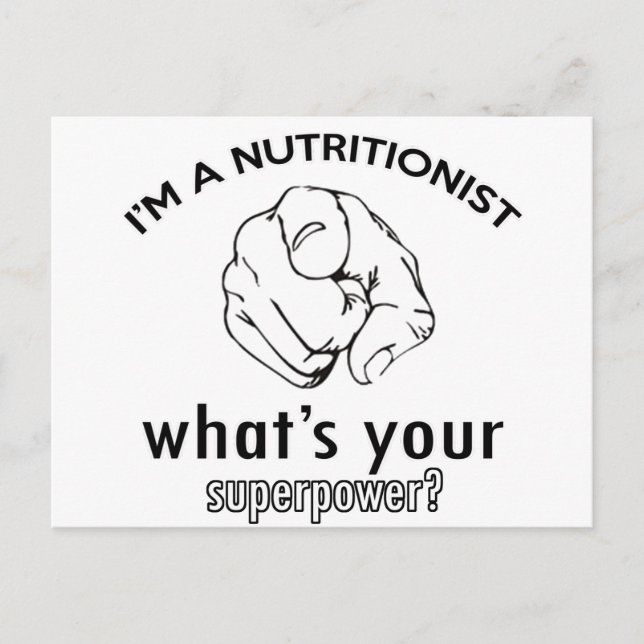 Carte Postale conception nutritionniste (Devant)