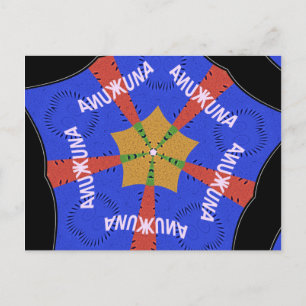 Carte Postale Conception Tribale Africaine : Hakuna Matata