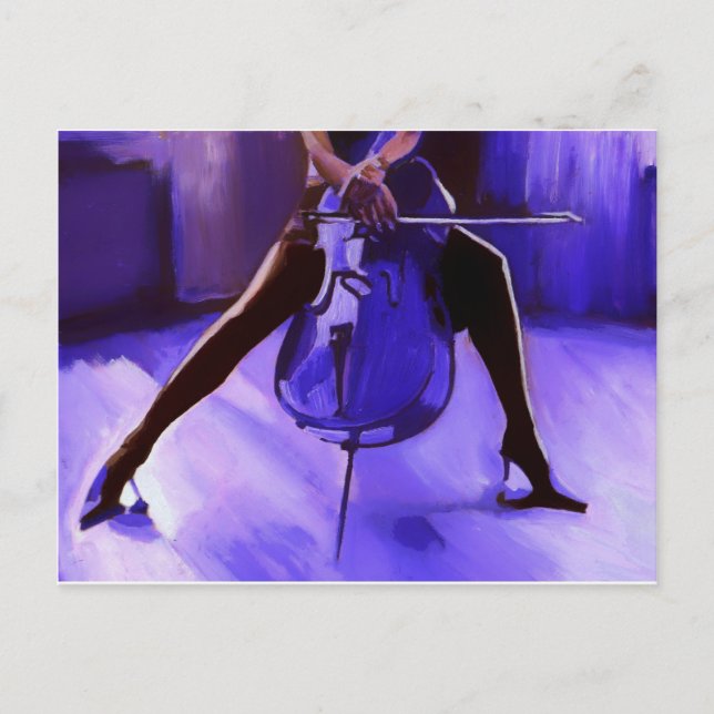 Carte Postale Conception violette violette (Devant)