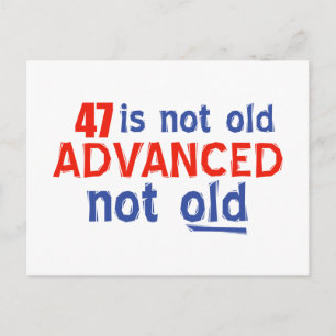 Carte Postale conceptions d'anniversaire 47 ans