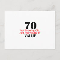 conceptions d'anniversaire de 70 années