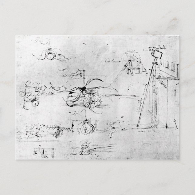 Carte Postale Conceptions d'armement, fol. 40v-a (Devant)