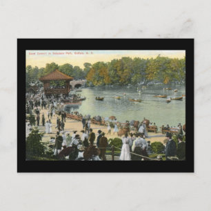 Carte Postale Concert de musique, Delaware Park, Buffalo 1911 Vi