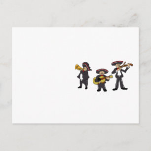 Carte Postale Concert mexicain Mariachi Band Fiesta Music