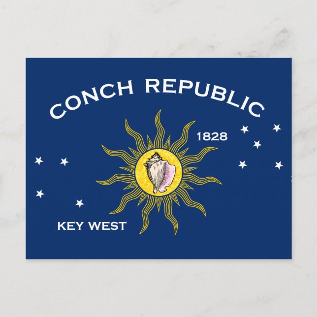 Carte Postale Conch Republic Flag (Devant)