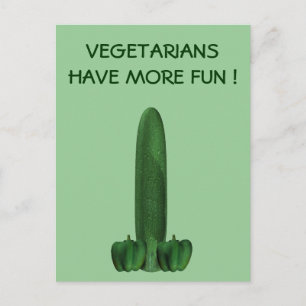 Carte Postale Concombre Et Poivrons