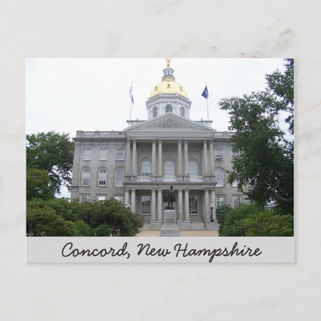 Carte postale Concord, New Hampshire (Devant)