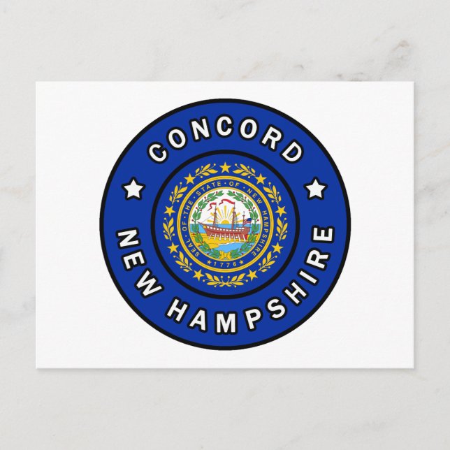 Carte Postale Concord New Hampshire (Devant)