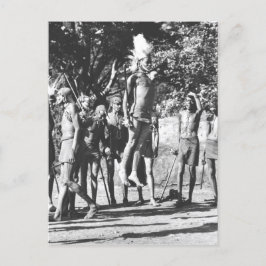 Carte Postale Concours de saut de guerriers massaïs