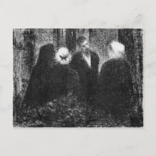 Carte Postale Condoléances de Georges Seurat