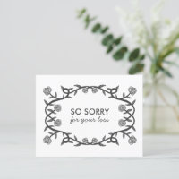 CONDOLENCES Désolé pour votre Rose perdu cadre got