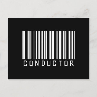 CARTE POSTALE CONDUCTEUR DE BARRE SOMBRE