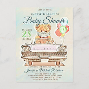 Carte Postale Conduire par Baby shower pour garçon ou fille