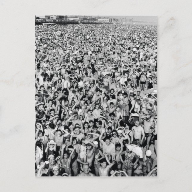 Carte Postale Coney Island Bright Beach (Devant)