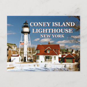 Carte Postale Coney Island Lighthouse, New York Postcard