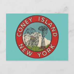 Carte Postale Coney Island, New York