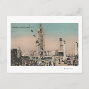 Carte Postale Coney Island, NY - Dreamland Ride