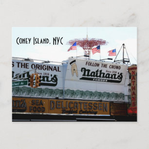 Carte Postale Coney Island, NYC