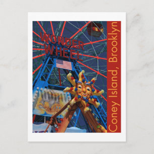 Carte Postale Coney Island Wonder Wheel
