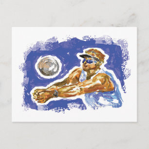 Carte Postale Configurer le volley-ball