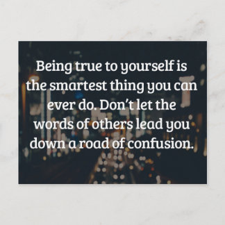 Carte Postale Conforme À Votre Citation