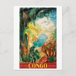 Carte Postale Congo, Congo, Afrique, paysage, vintage
