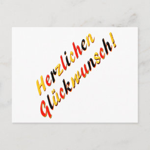 Carte Postale Congratulations card