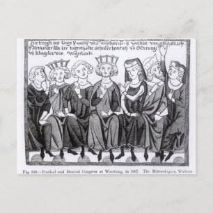 Carte Postale Congrès poétique et musicale