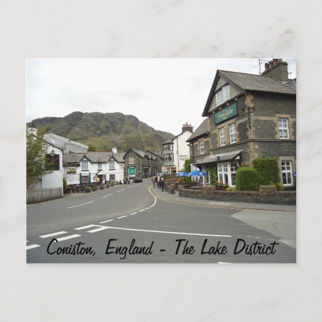 Carte Postale Coniston, Angleterre (Devant)