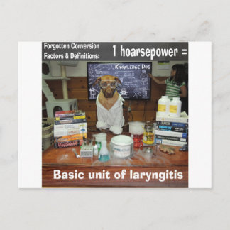 Carte Postale Connaissance Chien Conversions oubliées Hoarsepowe