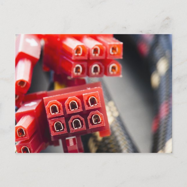 Carte Postale Connecteur de câble pour ordinateurs (Devant)