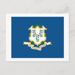 Carte postale Connecticut Flag