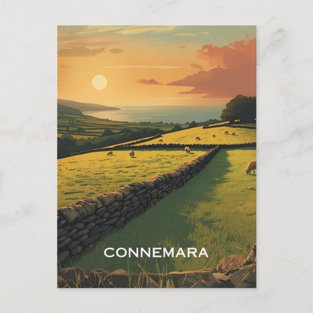 Carte Postale Connemara Irlande (Devant)