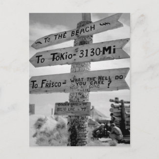 Carte Postale Connexion Tarawa illustre l'image Marine humour_Wa