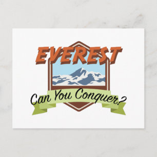 Carte Postale Conquérir l'Everest